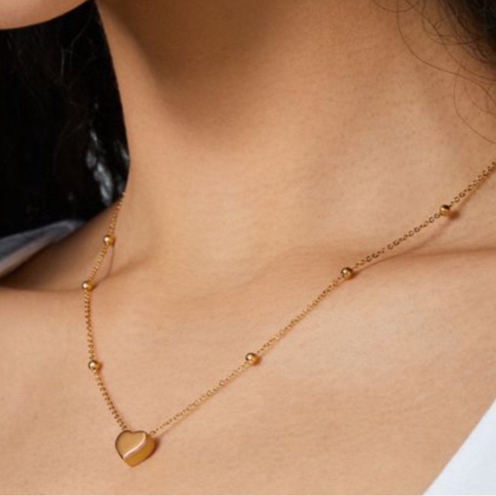 Gold Heart Necklace